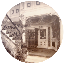 Grand Theatre Blackpool fernery grotto in 1910