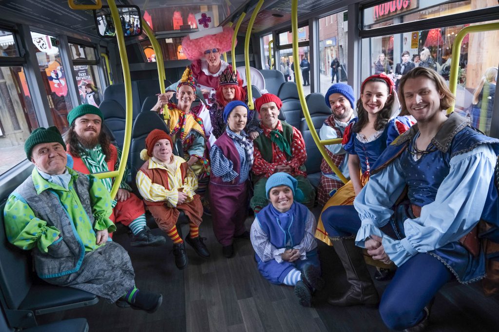 Snow White and Seven Dwarfs full cast Blackpool Transport - (C) Blackpool Grand Theatre