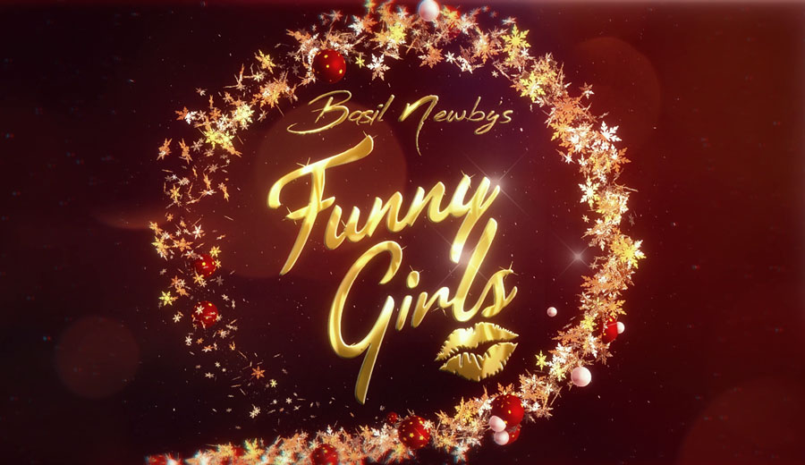 Funny Girls Christmas Logo