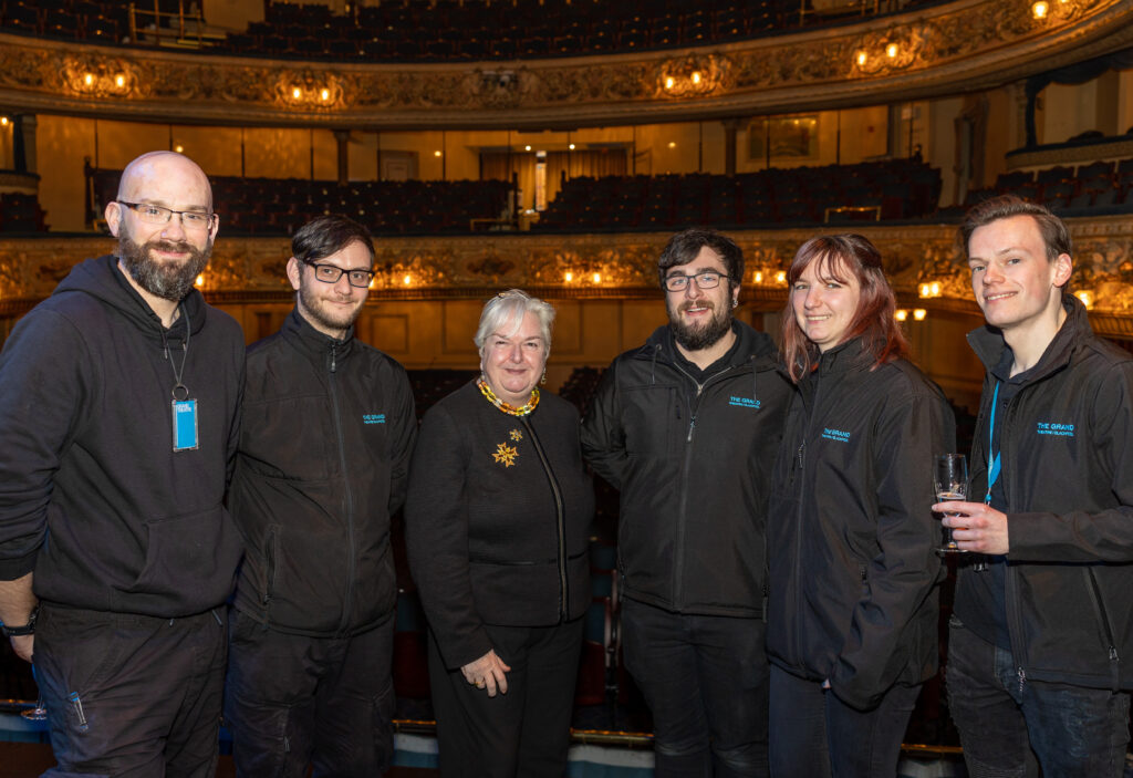 Ruth Eastwood and Grand Theatre Stage Crew